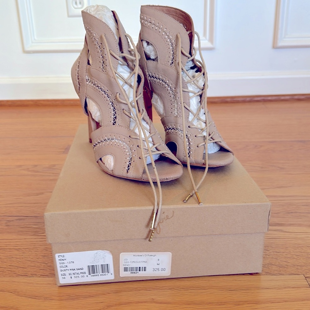 JOIE REMY GLADIATOR HEELS 8M